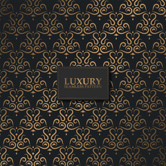luxury dark seamless pattern background