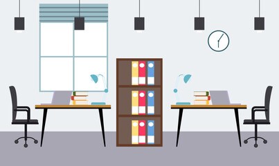 Office workplace scene icons vector illustration design
