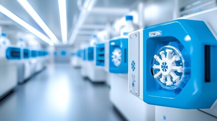 Secure Climate Research Facility with Advanced Monitoring Equipment