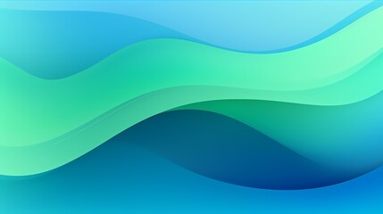 digital technology blue green abstract lines geometric poster background
