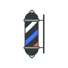 Barber Lamp Pole icon vector design templates simple and modern