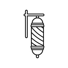 Barber Lamp Pole icon vector design templates simple and modern