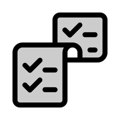 shop accounting icon with duotone style, perfect for user interface projects