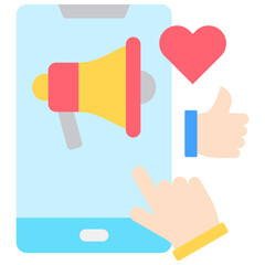 Social Media Marketing Icon