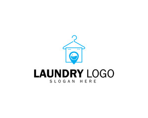 clothing laundry logo or brush cleaning booth