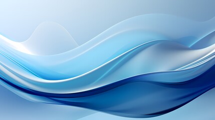 digital technology gray and blue abstract curve lines poster background