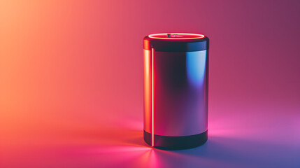 Fototapeta premium Battery Energy in 3D