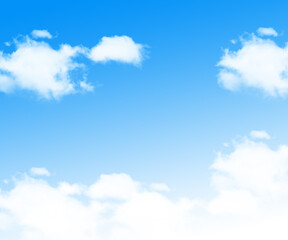 blue sky with clouds
