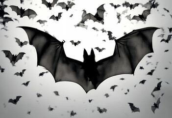 dark wing wildlife creepy design sky background sea silhouette nature render dove detailed fall bat three haunted autumn texture group photorealistic animal flurry 