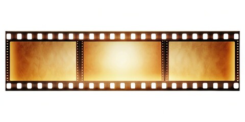 Start of 35mm filmstrip with scanning light interferences, 35mm, negative film, start, scanning light, interference