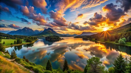 Panoramic Photography Capturing the Essence of Forever Memories in Nature's Beauty, Evoking Emotion and Nostalgia Through Stunning Landscapes and Timeless Moments