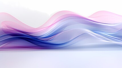 digital technology purple and blue flowing lines poster background