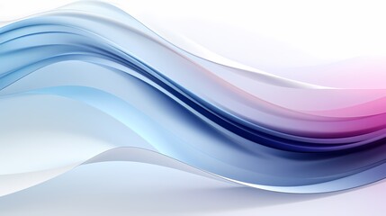 Obraz premium digital technology purple and blue flowing lines poster background