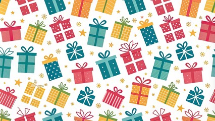 Colorful gift boxes seamless pattern for celebration concept, gift boxes, seamless, pattern, colorful, celebration
