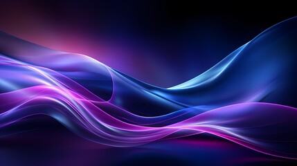 Naklejka premium digital technology purple blue spiral circle particle poster background