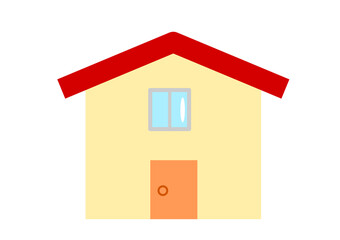シンプルな家のイラスト