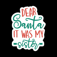 Dear Santa Svg for Christmas, Matching Christmas Shirts Idea Svg