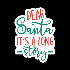 Dear Santa Svg for Christmas, Matching Christmas Shirts Idea Svg