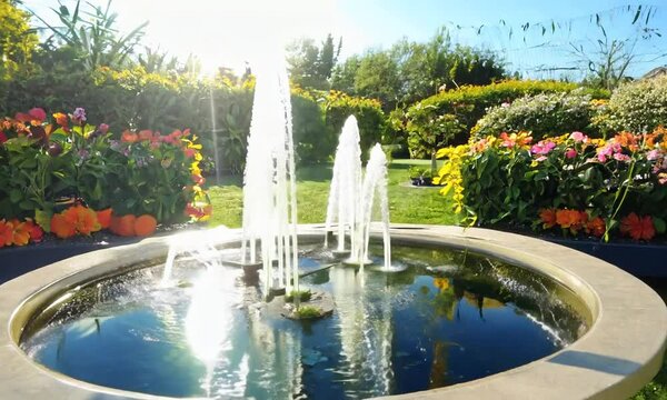 fountain in the park