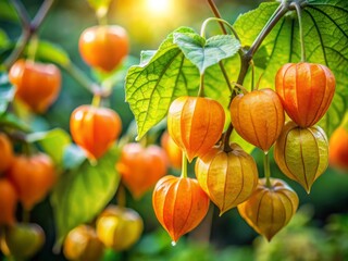 Ground Cherry in Focus: Exploring the Physalis Minima Linn Plant from the Solanaceae Family, Renowned for Its Medicinal Uses and Nutritional Benefits