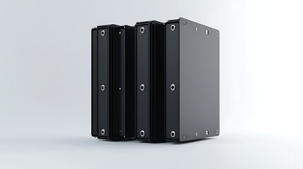 Wireless router on white background. Computer digital drawing.