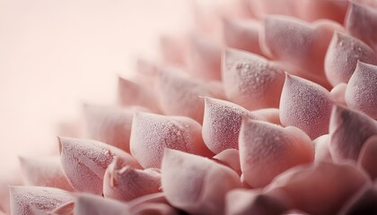 Macro detail of organic textures, soft light, 3D illustration.