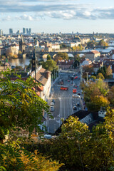 Panoramic view of Prague, the capital of the Czech Republic