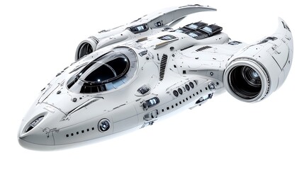 A futuristic underwater vehicle designed for exploration and research.