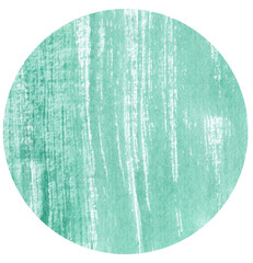 Green Watercolor hand painted circles texture. Watercolour circle elements for design.