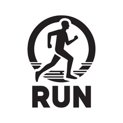 RUNNING LOGO FOR RACE OR OTHER EVENTS