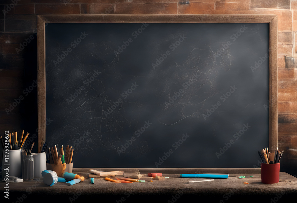 Poster old scratch grimy design chalk generative horizontal write drawing ai college dirty used grunge copy