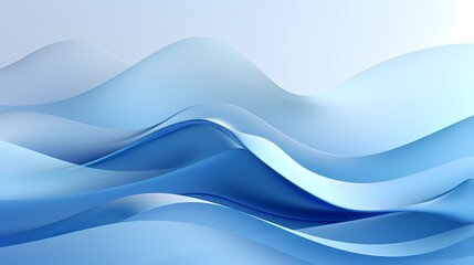 digital technology silver and white abstract wave poster background