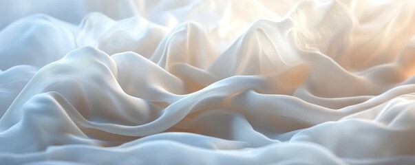 Fototapeta premium White Colors Abstract Background, Generative AI