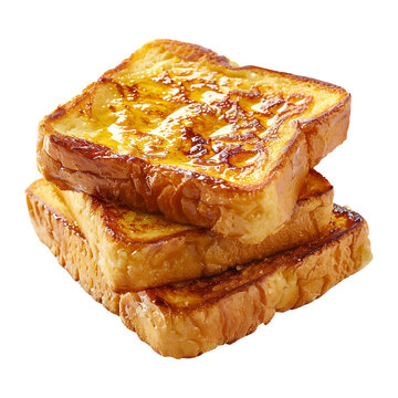 French Toast with Transparent Background