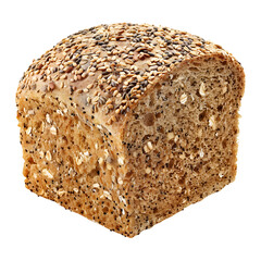 Multigrain Bread with Transparent Background