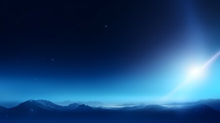 Fototapeta premium digital technology blue glowing horizon curve poster background