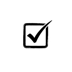 Check Mark or Tick in Box. EPS Vector icon isolated on transparent background.
Check mark or tick sign in box. Easily editable, recolor EPS vector icon isolated on transparent background.