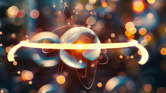 A charming tale about an electron who couldnt stay still and kept hopping around the nucleus until it found a perfect spot.