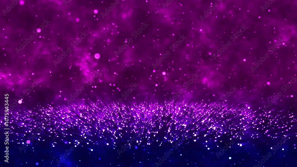 Poster background and blue particles can bring enchantment to any design. particles abstract background fli