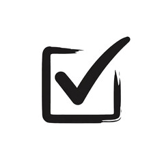 Check Mark or Tick in Box. EPS Vector icon isolated on transparent background.
Check mark or tick sign in box. Easily editable, recolor EPS vector icon isolated on transparent background.