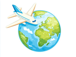 Naklejka premium 海外旅行のイメージ