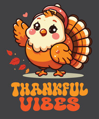 Thankful Vibes Turkey Funny Retro Thanksgiving Women T-Shirt design vector, cute Turkey chicken,
turkey, thanksgiving, thankful, women, vibes, rainbow, t-shirt, men, kids, funny, retro, shirts, boy, g