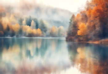 water plant painting abstract wild fog animal scenery background sky fly art summer wing picture view forest watercolor concept forests mountains scene landscape pine texture autumn graphic white  