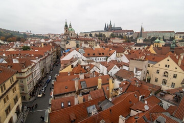 Aerial view of Prague
