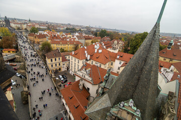 Judith Tower, one of the towers on the Malá Strana side of Charles Bridge in Prague
