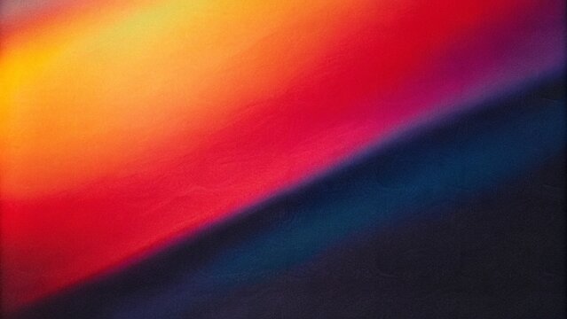 Abstract color gradient grainy background, black red orange pink yellow violet blue noise textured grain gradient backdrop header. Mix silk satin bright Rough blur grungy for banner cover design - Powered by Adobe