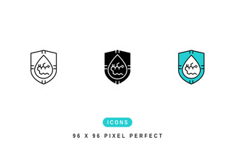 Ceramide Icon. Epidermis Complex Formula Symbol Stock Illustration. Vector Line Icons For UI Web Design And Presentation