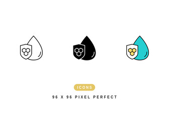 Ceramide Icon. Epidermis Complex Formula Symbol Stock Illustration. Vector Line Icons For UI Web Design And Presentation