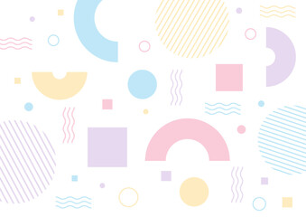 カラフルな幾何学模様の背景