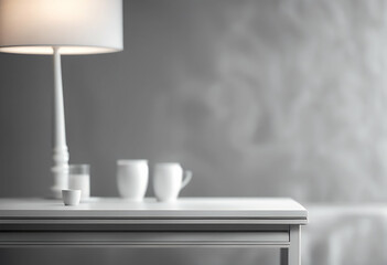 concrete light house home illustration art poster interior black decoration ai photo frame table wood luxury decor 1 mockup botanical border window armchair modern color furniture wall empty advertise